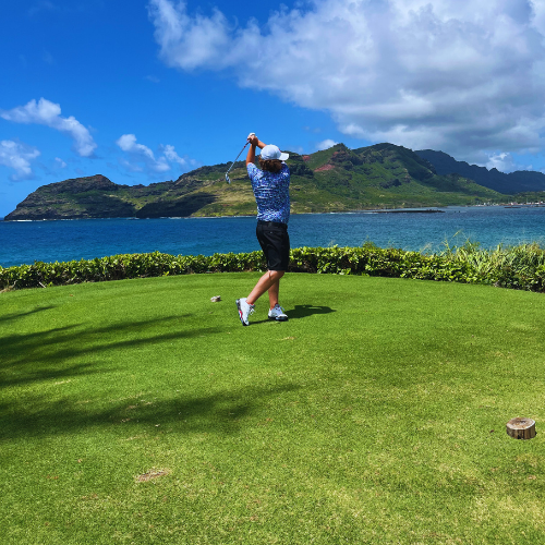 Golf Course on the coast