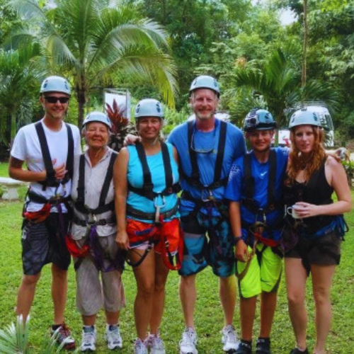 Family Ziplining